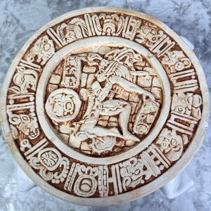 Aztec Wall Hanging Plaque Calendar 10.75” Y2K 2000’s